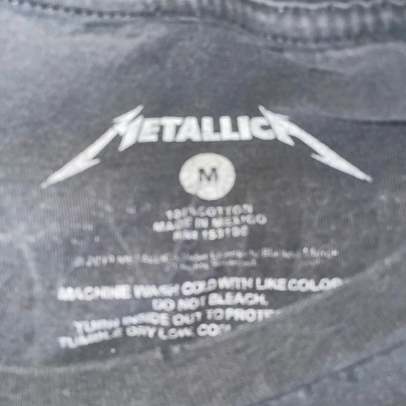 Metallica band T-shirt, Black Tee medium - Picture 4 of 4